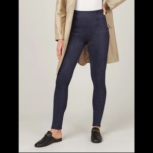 NWOT Spanx Faux Suede Leggings sz L